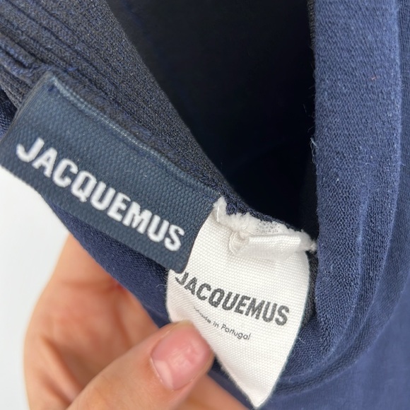 JACQUEMUS La Combinaison Baunhila in Navy - Picture 14 of 14